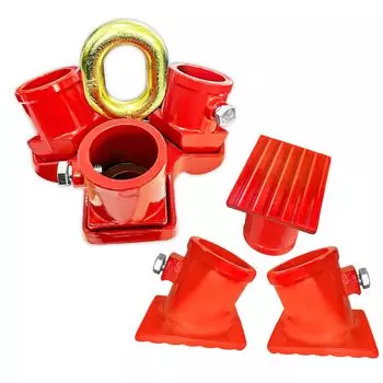 Dragnwin Цепная таль Тренога Головка треноги Базовый комплект Головка треноги 2т Цепная таль Головка треноги 2000кг красный