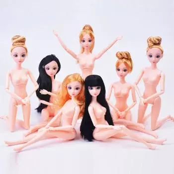(Драгоценная память)Обнаженная кукла с головой, 12 суставов, движущиеся обнаженные тела, игрушки «сделай сам», аксессуары, подарок для девочки