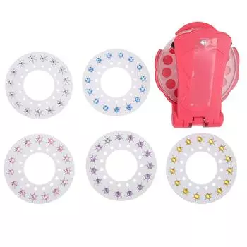 Драгоценные камни ролевые игры машинка для волос игрушка DIY машина для укладки волос с кристаллами инструмент