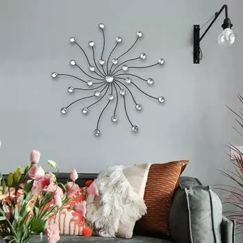 Драгоценный настенный художественный декор, орнамент, простая установка, креативное домашнее подвесное украшение «сделай сам», для Gold and White