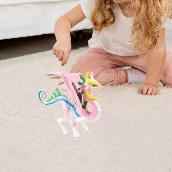 Dragon Animal Sculpture for Event Giveaways and Cake Decorations розовый