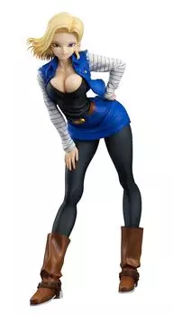 Dragon Ball Gals Dragon Ball Z Android 18 19см окрашенная готовая фигурка Нет. приблизительно. ПВХ и АБС
