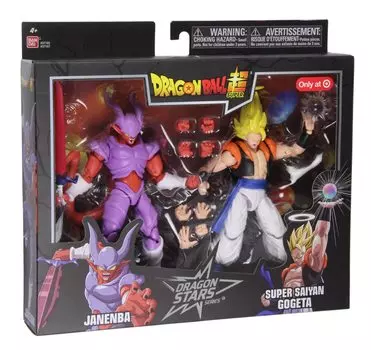 Dragon Ball Super Dragon Stars 6-дюймовая фигурка, 2 шт., Супер Сайян, Гогета против Джанембы, кукла из зарубежных товаров, аниме-фильм DBS Супер Сайян [Товар]