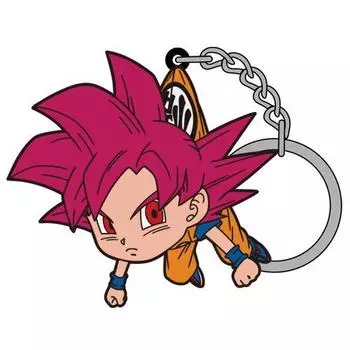 Dragon Ball Super Goku Tsumamare Брелок Saiyan God (Супер версия.)