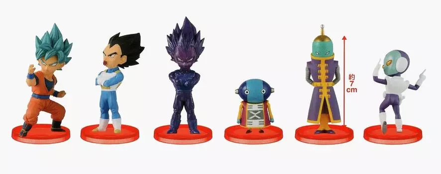 Dragon Ball Super World коллекционная фигурка аниме товары приз Banpresto типы полный полный том 5 (6 комплектов)