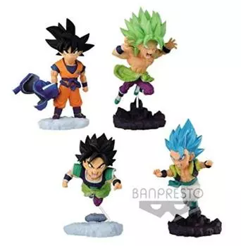 Dragon Ball World Collectable Diorama vol4 Все 4 типа набора Son Goku Broly Gogeta World Collectable Figure