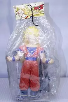 Dragon Ball Z Big size soft vinyl figure Son Goku Super Saiyan 3 Akira Toriyama