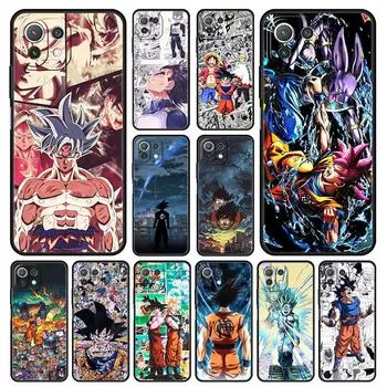 DRAGON BALL Z DBZ Goku Case Silicone TPU Soft For Xiaomi Mi 12 11 10 A2 8 Lite 11T 5G 10T Pro 9T CC9E CC9 11 Ultra Cover Funda MI 12