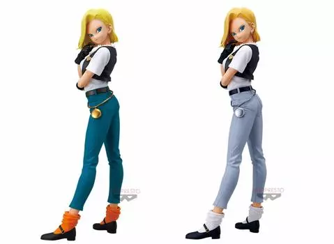 Dragon Ball Z GLITTER 18 III Figure All 2 types set & GLAMOURS-Android -ANDROID 18-III