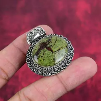 Dragon Blood Jewelry, 925 Sterling Silver Pendant Jewelry, Handmade Pendant Gemstone Jewelry For Memorial Day