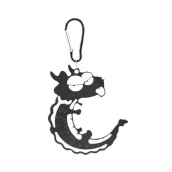 Dragon Coil Holder for Incense, Metal Hook Design, Iron Craft Outdoor Use чёрный