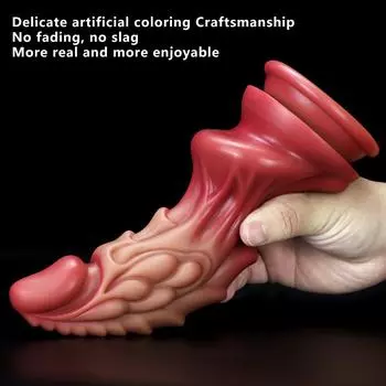 Dragon King Негабаритный Супер Грубая Стимуляция Анальная Пробка В Форме Фаллоса Имитация Фаллоимитатора Товары Для Взрослых Женские Секс-Игрушки Dragon King