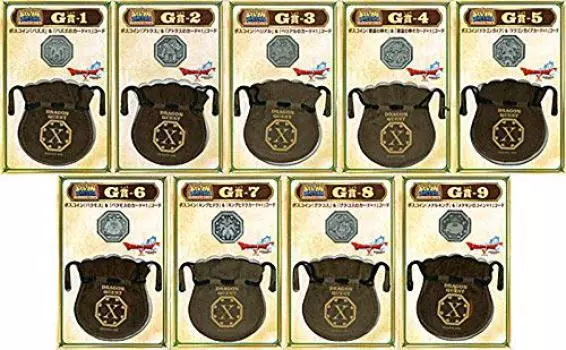 Dragon Quest Edition G Prize Boss Coin Все 9 типов Набор