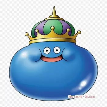 Dragon Quest Slime Dragon Quest Viii Dragon Quest Шутка Утюг на теплопередаче Печать Виниловые нашивки Наклейка для одежды DIY Аппликации Моющиеся нашивки