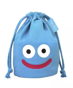 Dragon Quest Smile Slime Мини Кинчаку Синий