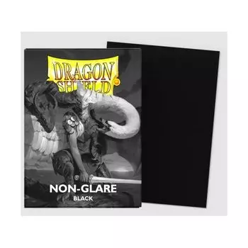 Dragon Shield Card Black Sleeves, Non-Glare Matte, 100-Count, чёрный