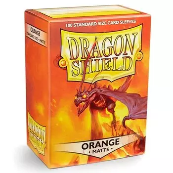 DRAGON Shield Sleeve Matte Orange Card Sleeve -