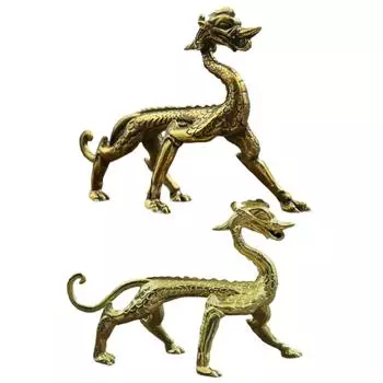 Dragon Statue Dragon Ornament Craft Animal Collectible Figurine Dragon Figurine Tea Pet for Desktop Gift Bookshelf Decorative