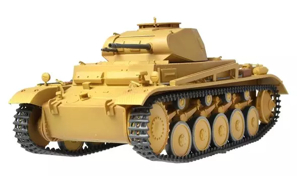Dragon Tanks of the World 2 Немецкая армия Panzer II Танк F Тип Африканский корпус Пластиковая модель MD002 Platts/MONO 1/35