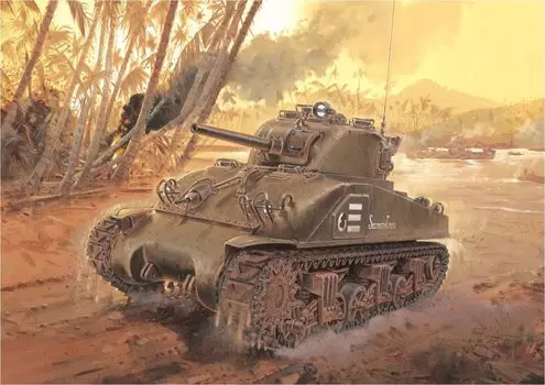 Dragon Вторая мировая война армия США M4 Sherman композитный корпус Pacific Front Magic Truck в комплекте пластиковая модель DR6740D литой цвет 1/35