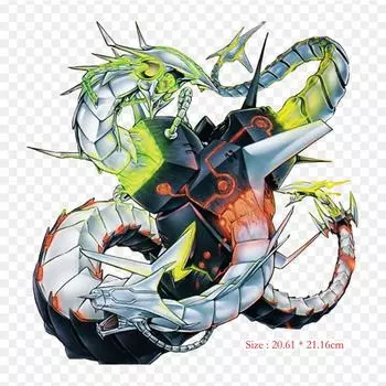 Dragon Yu Gi Oh Online Dragon Yugi Mutou Yu Gi Oh Trad Утюг на термопереносной печати Виниловые нашивки Наклейка для одежды DIY Аппликации Моющиеся нашивки