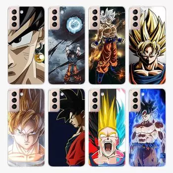 Dragonball Z Saiyan Прозрачный силиконовый чехол для Samsung Galaxy S22 Pro S21 S20 FE Ultra S10 S10E Lite S9 Plus Чехол для телефона Samsung S22 Ultra