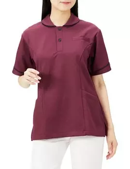 Dragonfly Care Work Shirt CR142 L Wine [Kiraku] Women s