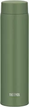 drain and dishwasher Thermos Water Bottle Vacuum Insulated Mobile Mug 600ml Khaki Easy to wash every corner All parts dishwasher safe Stainless steel