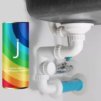 Стержень для прочистки канализации, стержень для прочистки канализации, 14 шт., дезодорирующий стержень для прочистки канализации, стержень для прочистки труб CHINA