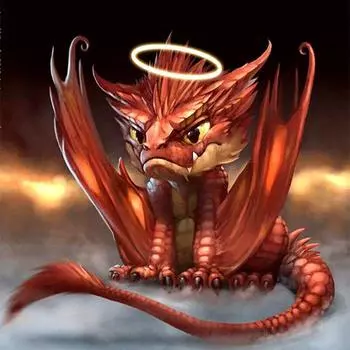 Дракон Baby Алмазная вышивка 5D DIY Алмазная картина Алмазная мозаика Картинки Домашний декор 20X30CM