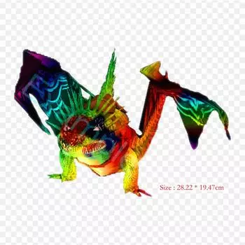 Дракон беззубик, термопереносная печать, виниловые нашивки, наклейки для одежды, аппликации «сделай сам», моющиеся нашивки