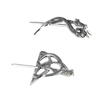 Дракон для женщин вставка для волос аксессуары для волос металлическая палочка для волос корейский стиль шпилька для волос вилка E