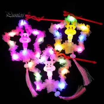 Дракон Фонарь 2024 Китайский Новогодний Фонарь Звезда В Форме Сердца Светодиодный Светящийся Фонарь для Праздничного Украшения Love Heart