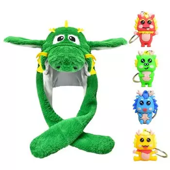 Дракон Год Хэллоуина Движущиеся Уши Пико День Рождения 3 типа шляпы 4 брелка [Formemory] Шляпа, Дракон, Дракон, Дракон, Шляпа, Уши, Тыква, Дьявол,