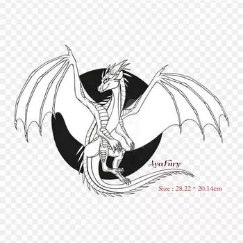 Дракон, как приручить утюг с термопереносной печатью, виниловые нашивки, наклейки для одежды, аппликации «сделай сам», моющиеся нашивки