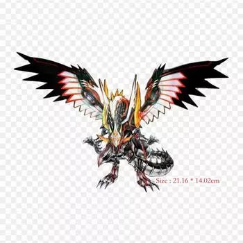 Дракон Зейн Трусдейл Yu Gi Oh Коллекционная карточная игра Yugi Утюг на теплопередаче Печать Виниловые нашивки Наклейка для одежды DIY Аппликации Моющиеся нашивки