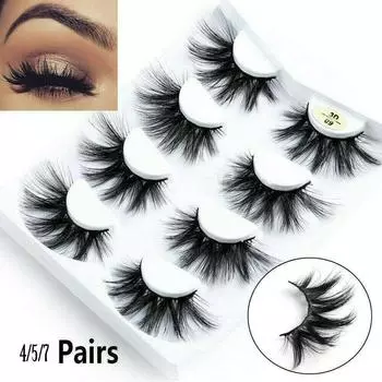 Драматический тонкий крест ручной работы 3D мягкие норковые волосы 25 мм ресницы наращивание ресниц накладные ресницы