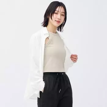 рубашка с драпировкой GU и длинными рукавами