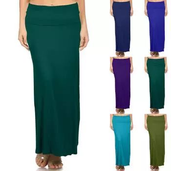 Драпированная юбка, бесшовная форма сари, одежда для русалки, юбка с запахом на бедрах, однотонная эластичная повседневная юбка L армия зеленый