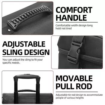 Draw Bar Box Makeup Artist Manicure Hairdresser Barber Suitcase Canvas Beauty Case Storage High-capacityTrolley Case Tools чёрный