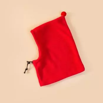 Drawstring Design Dog Hat Solid Color Pet Headgear New Pet Cap Pet M красный