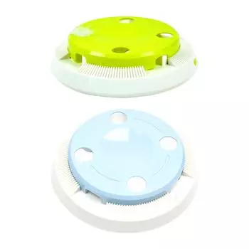 Дразнилка для кошек Веселая игра Вращающийся на 360 градусов ловец котят Интерактивные игрушки для кошек синий