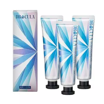 DRcula Лечебный отбеливающий гель 3 флакона по 45 г x 3 Pharma Foods Зубная паста, которая достигла 18 коронок Профилактика неприятного запаха изо рта Уход за неприятным запахом изо рта Домашнее отбеливание