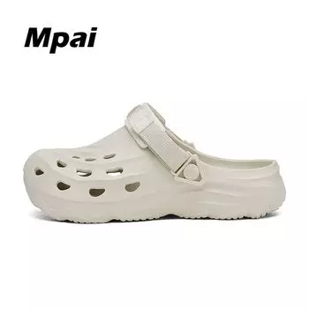 Dream Brand Hole Shoes Baby Boy and Girl Summer Outwear Toe Cap Slippers Soft Bottom Non-Slip Deodorant Driving Dual-Use Casual Beach Shoes Khakis 42-43