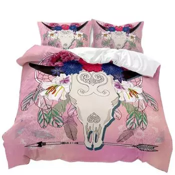 Dream Catcher Duvet Cover Set Ethnic Tribal Feathers Pattern Twin Bedding Set Bedding Set Queen King Size Polyester Qulit Cover 70x133cm 2pcs