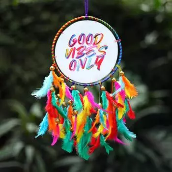 Dream Catcher Handmade Tree of Life Canvas Dreamcatcher for Bedrooms Office Balcony Outdoors Garden Car Hanging