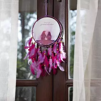 Dream Catcher Handmade Tree of Life Canvas Dreamcatcher for Bedrooms Office Balcony Outdoors Garden Car Hanging