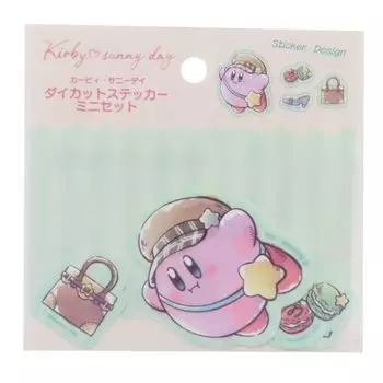 Dream Land Kirby Sunny Day Sticker Mini Set Green Kirby s Die-cut (4)