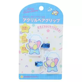 Dream Land Kirby Sweet Dreams Acrylic Hair Clip Awa Awa Waddle Dee Kirby s (2)