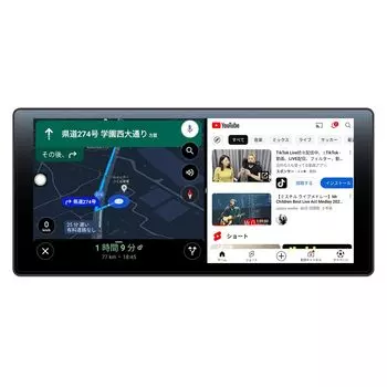 Dream Maker Display Audio Совместимость с Apple CarPlay Android Сверхширокий дюймовый IPS Смотрите онлайн-видео, например, на YouTube Android13 Портативный автомобиль